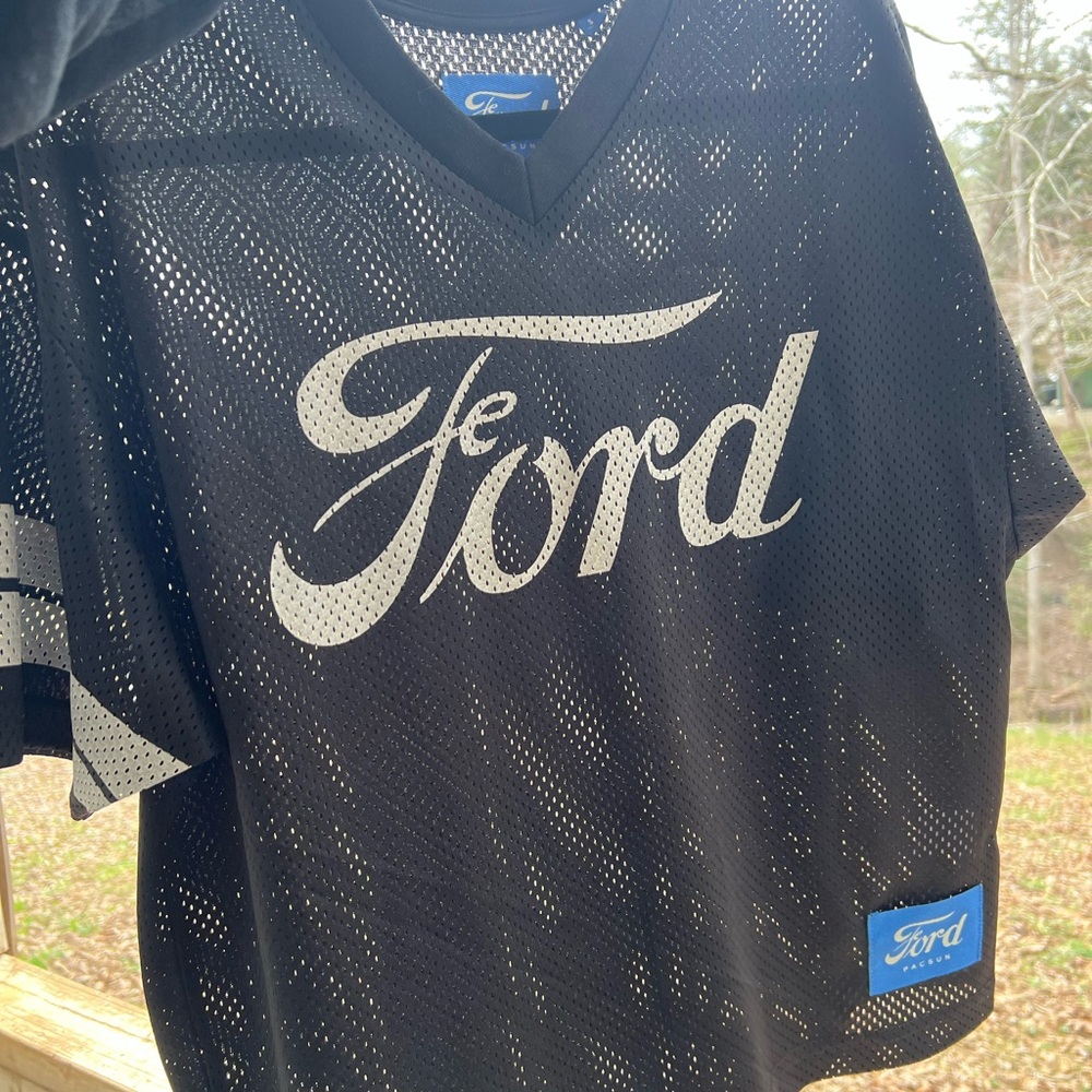 Pacsun Ford Black Mesh Jersey